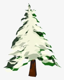 Pine Tree Computer Icons Fir Oak - Cartoon Winter Tree Transparent, HD Png Download, Free Download