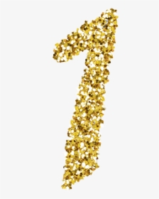 #1 #gold #glitter #sparkle - Number 1 Glitter Png, Transparent Png, Free Download