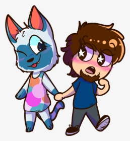 “i Cant Believe Pbg X Mitzi Is Canon ” - Cartoon, HD Png Download, Free Download