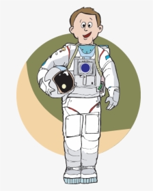 Astronaut - Job Astronaut Cartoon, HD Png Download, Free Download