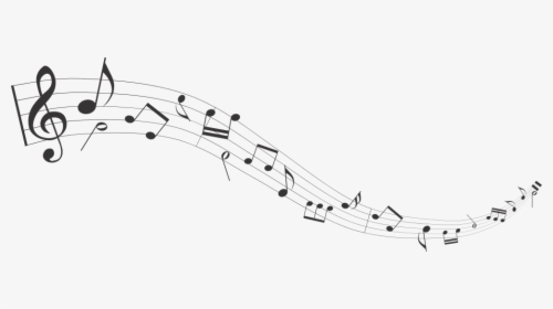 Flowing Notes - Music Notes Flowing Png, Transparent Png, Free Download