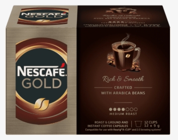 New Nescafé Gold Coffee Pods - Nescafe Gold, HD Png Download, Free Download