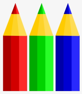 Clip Art Coloured Pencils - Pencils Clip Art, HD Png Download, Free Download