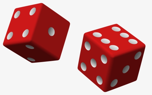 Two Red Dice - Red Dice Png, Transparent Png, Free Download