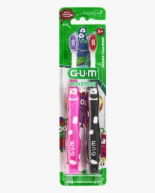 Gum® Junior Monsterz Manual Toothbrush, Value Pack - Toy, HD Png Download, Free Download
