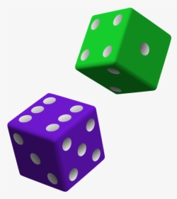 Colorful Dice Clipart, HD Png Download, Free Download