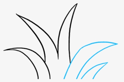 How To Draw Grass - Line Art, HD Png Download, Free Download