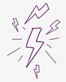 Drawing Lightning Bolt Transparent, HD Png Download, Free Download