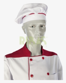 Gorro Chef Blanco Vivo Burdeos - Costume Hat, HD Png Download, Free Download