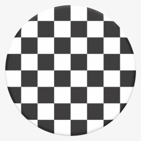 Checkered Pattern Png - Popsockets Checker Black, Transparent Png, Free Download