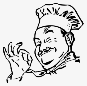 Chef Cartoon Images Black And White, HD Png Download, Free Download
