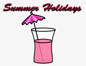 Summer Holidays Png Free Image Download - Pink Lemonade Clipart, Transparent Png, Free Download