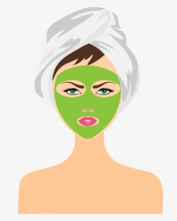 Beauty, Comic Characters, Facial, Female, Sketch, Spa - Face Mask Clipart Transparent, HD Png Download, Free Download