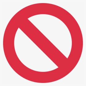 No Entry Sign - Simbolo Bloqueio, HD Png Download, Free Download