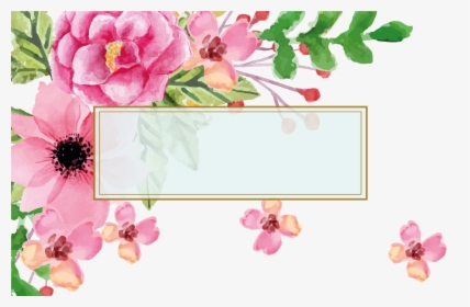 Transparent Leaves Frame Png - Flower Border For Business Card, Png Download, Free Download