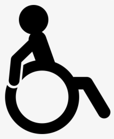 Disability - Silueta De Persona Discapacitada, HD Png Download, Free Download
