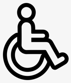 Disability - Disabled Person Sign, HD Png Download, Free Download