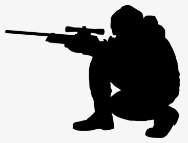 Spray Silhouette At Getdrawings - Sniper Png, Transparent Png, Free Download
