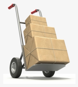 Of Transport,cart,package Delivery,automotive Wheel - Shipping Product, HD Png Download, Free Download