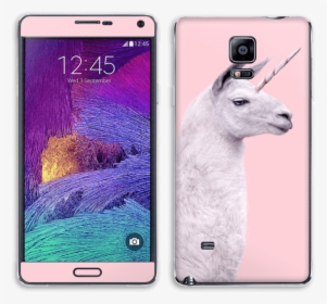 Unicorn Lama Skin Galaxy Note - Samsung Galaxy S5 Galaxy Note 4, HD Png Download, Free Download