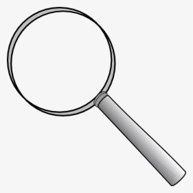 Clipart Black And White Magnifying Glass, HD Png Download, Free Download
