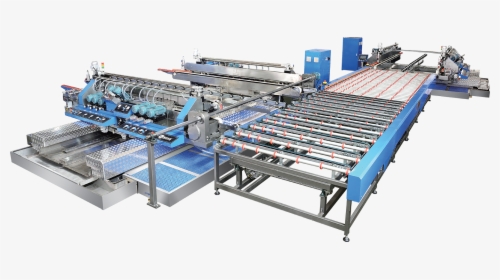 Hiseng Hsd Glass Straight Line Double Edger Line - Assembly Line, HD Png Download, Free Download