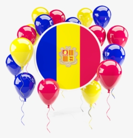 Round Flag With Balloons, HD Png Download, Free Download