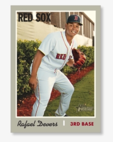 Rafael Devers 2019 Heritage Baseball Base Poster - College Baseball, HD Png Download, Free Download