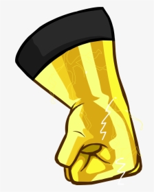 Glove Clipart Yellow Glove - Clipart Superhero Gloves, HD Png Download, Free Download