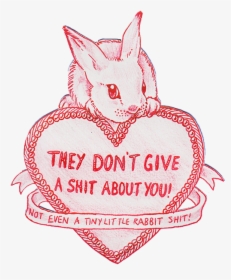 Rabbit, Quotes, And Shit Image - Not Even A Tiny Rabbit Shit, HD Png Download, Free Download