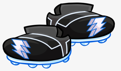 Lightning Power Shoes Club - Club Penguin Fire Shoes, HD Png Download, Free Download