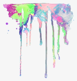 #png #leak #liquid #watercolor #colorful #splash #overlay - Watercolour Paint Splash Overlay, Transparent Png, Free Download