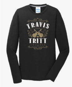 Travis Tritt Long Sleeve Black Tee"  Title="travis - T Shirt Judgement House, HD Png Download, Free Download