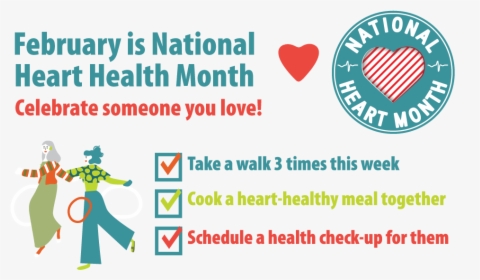 February Is Nation Heart Health Month - Heart, HD Png Download, Free Download