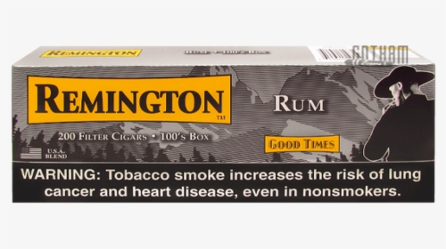 Remington Filtered Cigars Rum - Paper, HD Png Download, Free Download