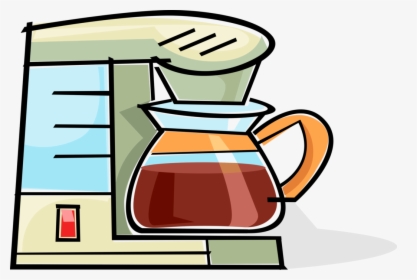 Vector Illustration Of Kitchen Coffee Pot, Coffeemaker,, HD Png Download, Free Download