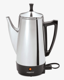 Presto Stainless Steel Coffee Maker - Bialetti Electric Coffee Percolator, HD Png Download, Free Download
