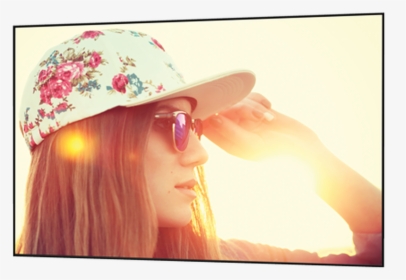 Da-lite Parallax Thin Ambient Light Rejecting Fixed - Fashion, HD Png Download, Free Download