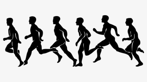 Clip Art People Running, HD Png Download, Free Download