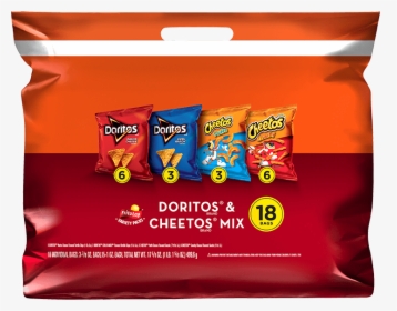 Doritos® Tortilla Chips & Cheetos® Cheese Flavored - Frito Lay Doritos And Cheetos Mix Variety Pack, HD Png Download, Free Download