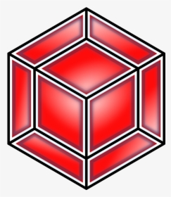Hyper Cube, Red - Draw The 4th Dimension, HD Png Download, Free Download