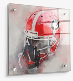 Uga Pride - Georgia Bulldogs Football Paintings, HD Png Download, Free Download