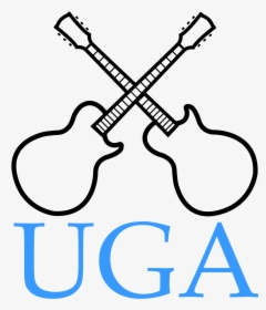 Retext Uga Logo Single Fret Clear 1 - Conversation Cafe, HD Png Download, Free Download