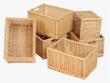 Kebrico Wicker Basket - Set Of 6 Wicker Baskets, HD Png Download, Free Download