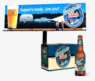 Capital Brewery Billboard, Supper Club 12-pack And - Wheat Beer, HD Png Download, Free Download