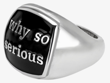 Square "why So Serious - Titanium Ring, HD Png Download, Free Download