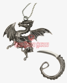 Dragon Tail Neck Knife - Dragon Necklace With Hidden Knife, HD Png Download, Free Download