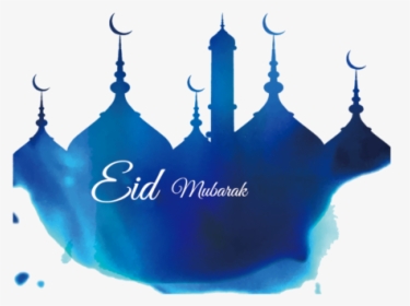Transparent Ramadan Eid Al Fitr Mosque Blue Turquoise - Eid Mubarak Png Background, Png Download, Free Download