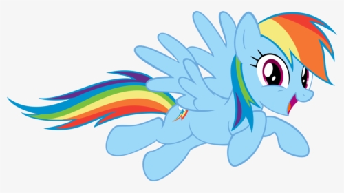 Mlp Rainbow Dash Happy, HD Png Download, Free Download