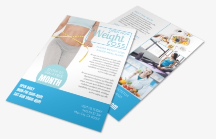 Now Open Weight Loss Flyer Template Preview - Flyer, HD Png Download, Free Download